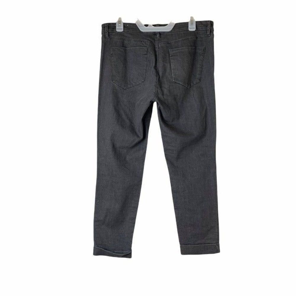 Ann Taylor Loft Modern Skinny Ankle Crop Jean Size 30 / 10 Gray - Picture 4 of 6